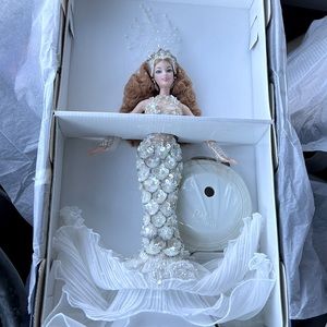 Enchanted Mermaid Barbie Doll Limited Edition 2001 in box with stand